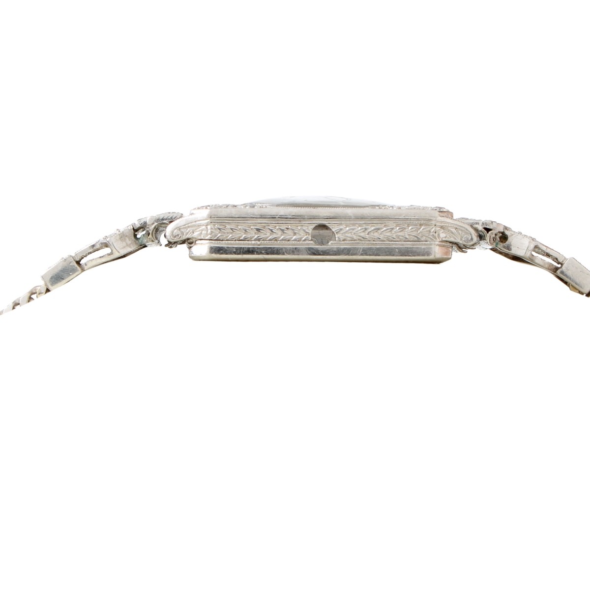 Deco Platinum & 14K Watch Case