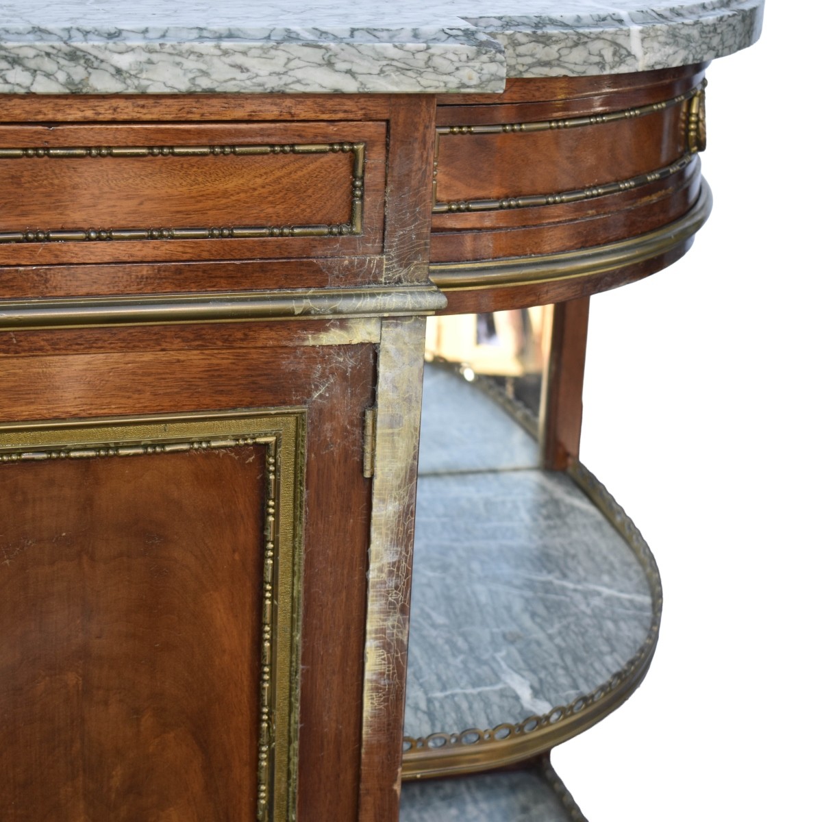 Vintage Marble Top Chest