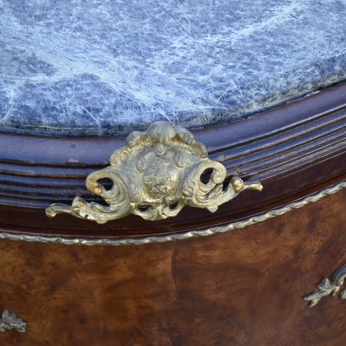 Vintage Marble Top Chest