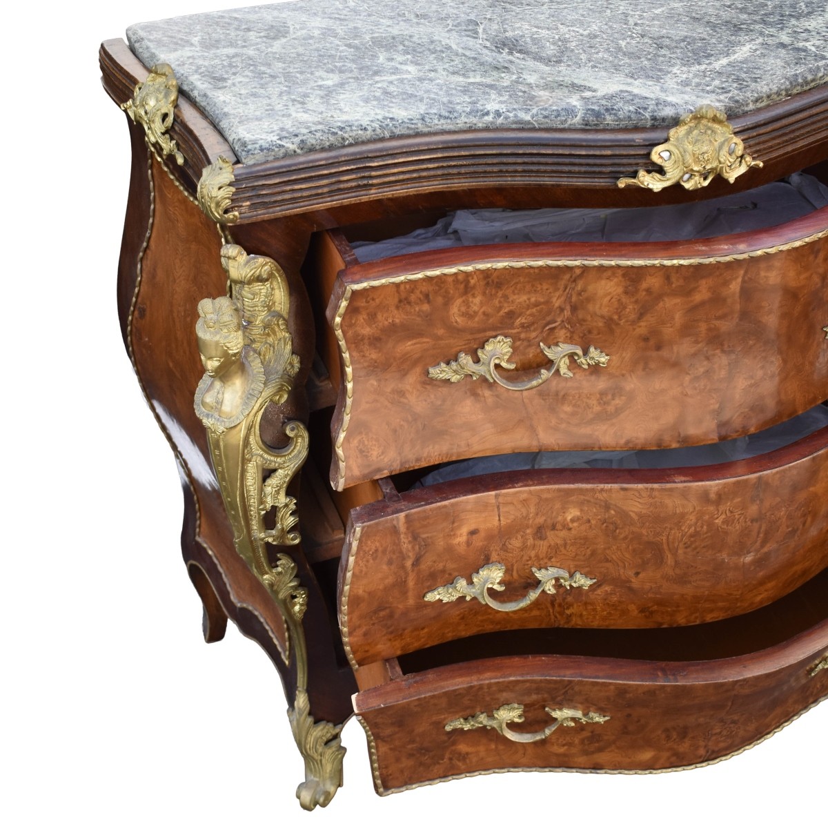 Vintage Marble Top Chest