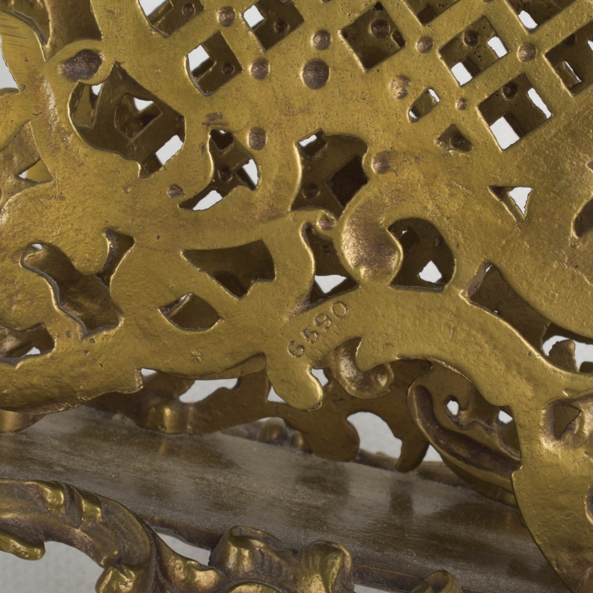 Vintage Gilt Brass Desk Accessories
