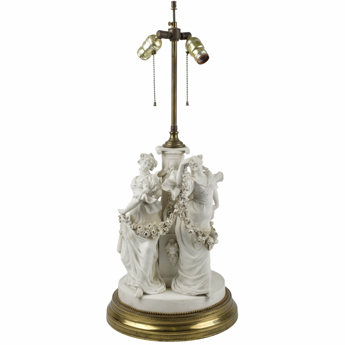 Biscuit Three Graces Lamp