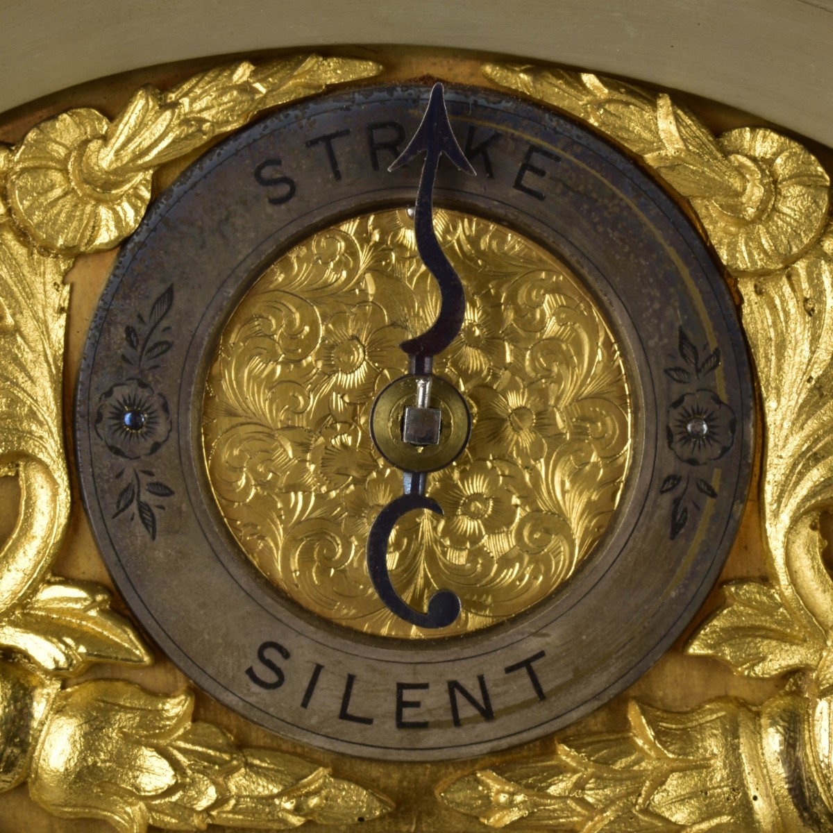 Gillett and Company Mahogany Table Clock