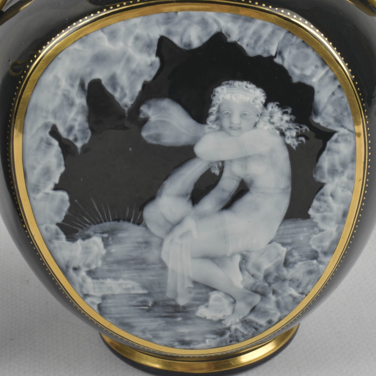 George Jones Pate-Sur-Pate Vases