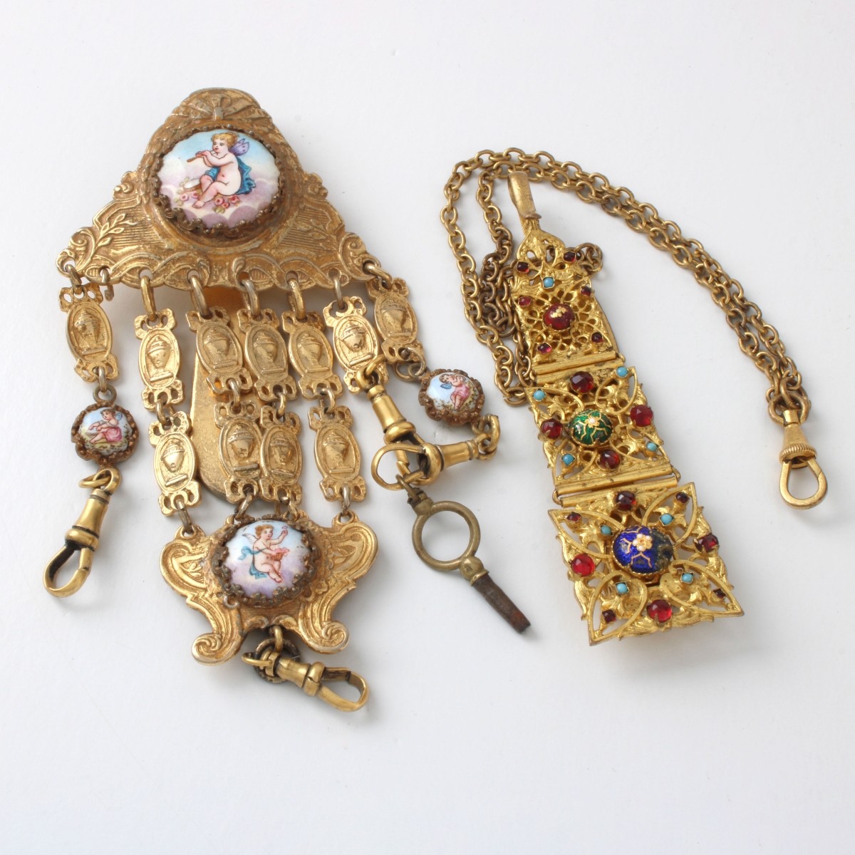 19th C French Chatelaines