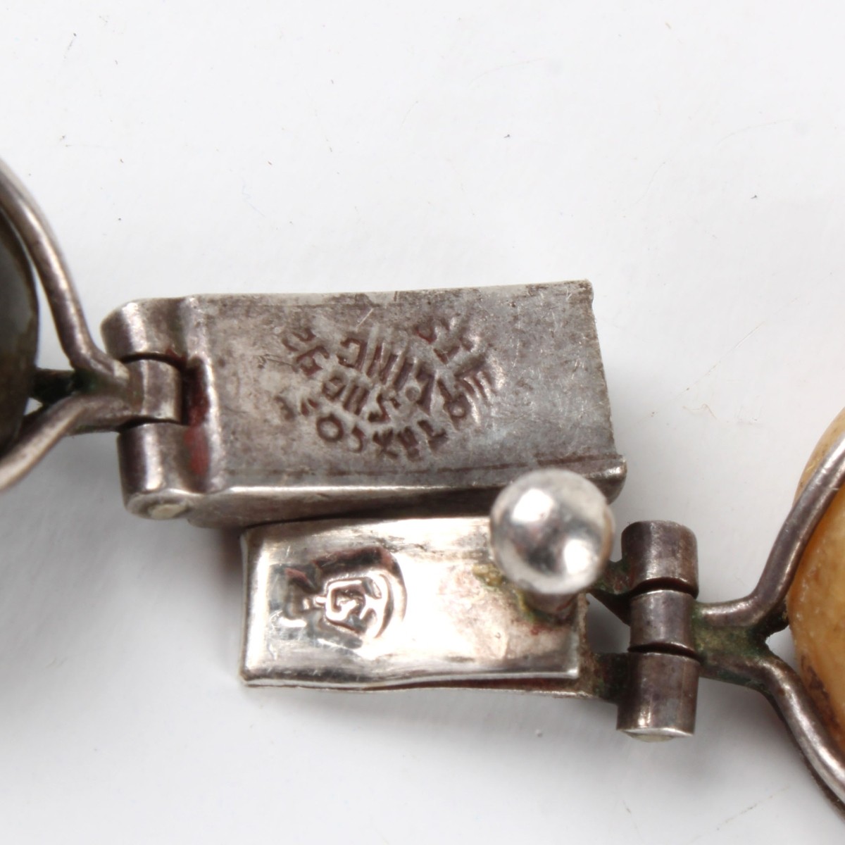 Mexican Sterling and Hardstone Necklace