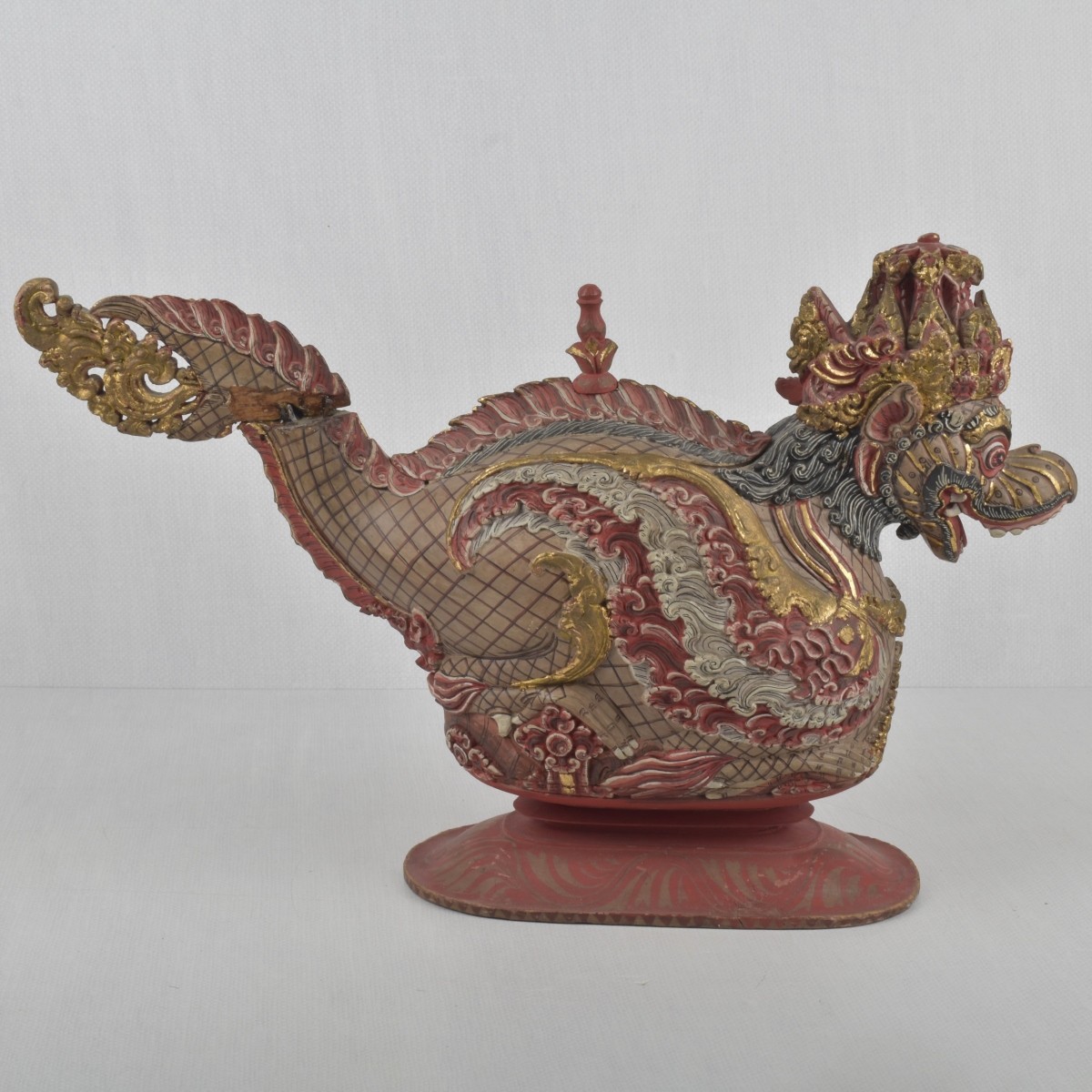 Balinese Painted Carved Box