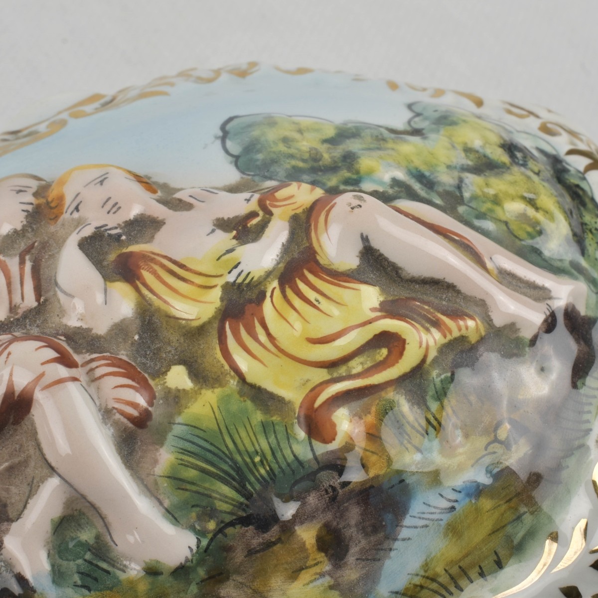 Vintage Italian Capodimonte Box