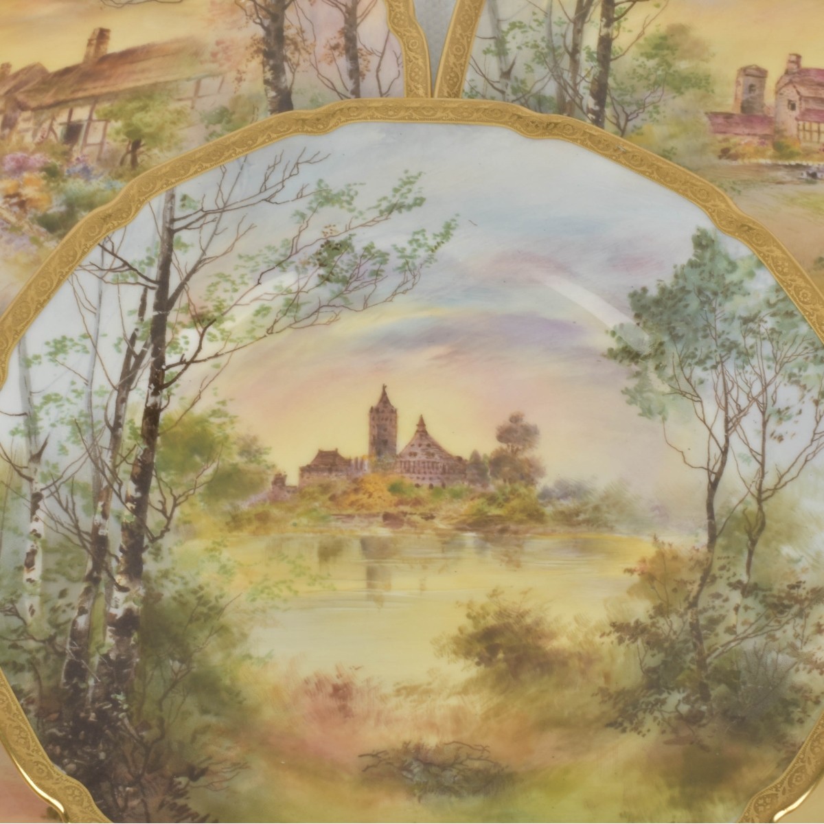 Royal Doulton England Cabinet Plates