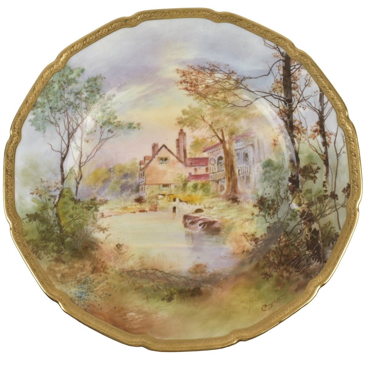 Royal Doulton England Cabinet Plates