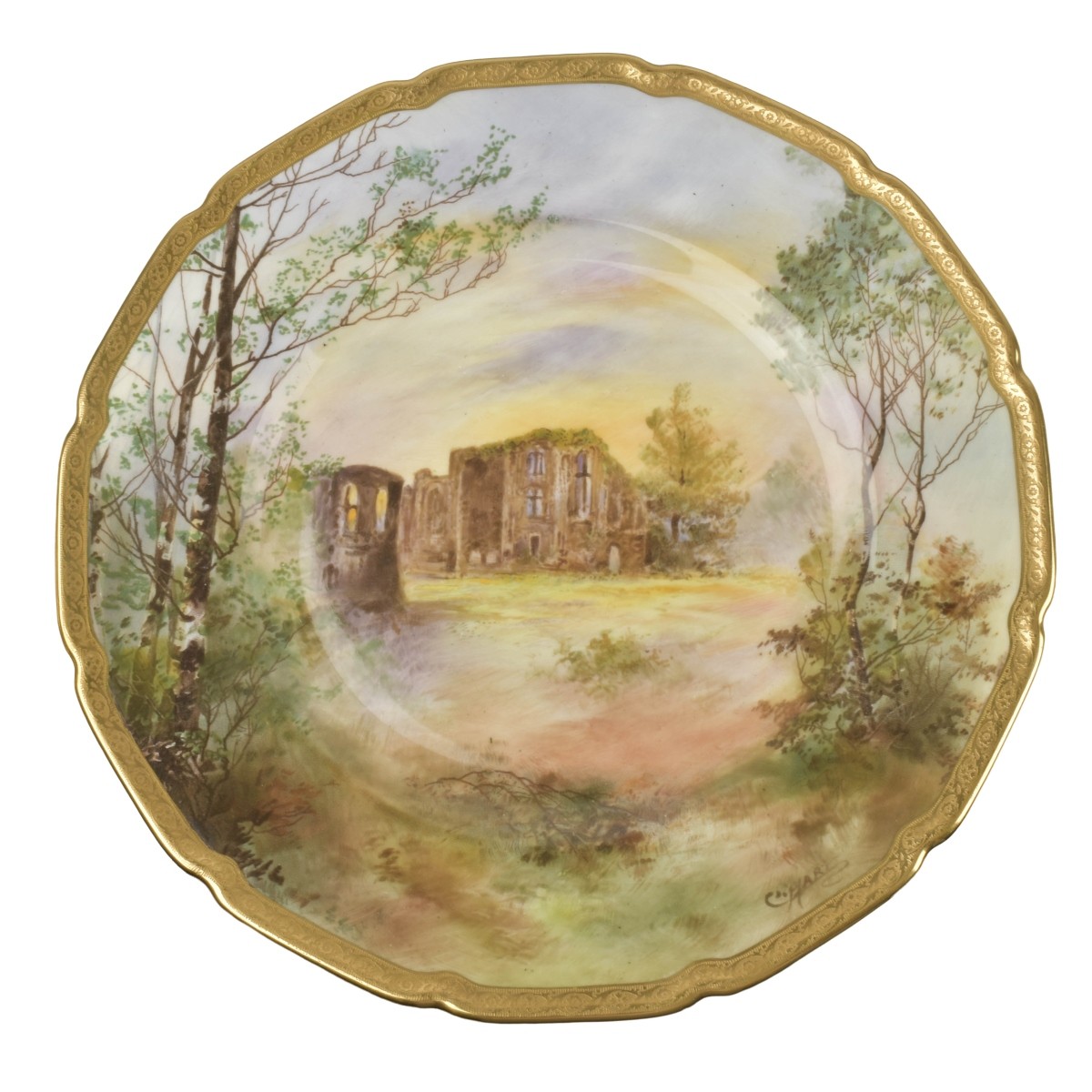 Royal Doulton England Cabinet Plates