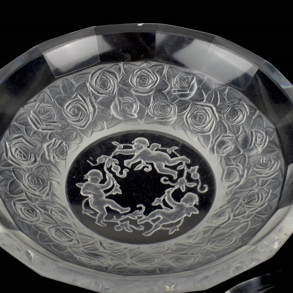 Lalique France Sparrow and Dishes
