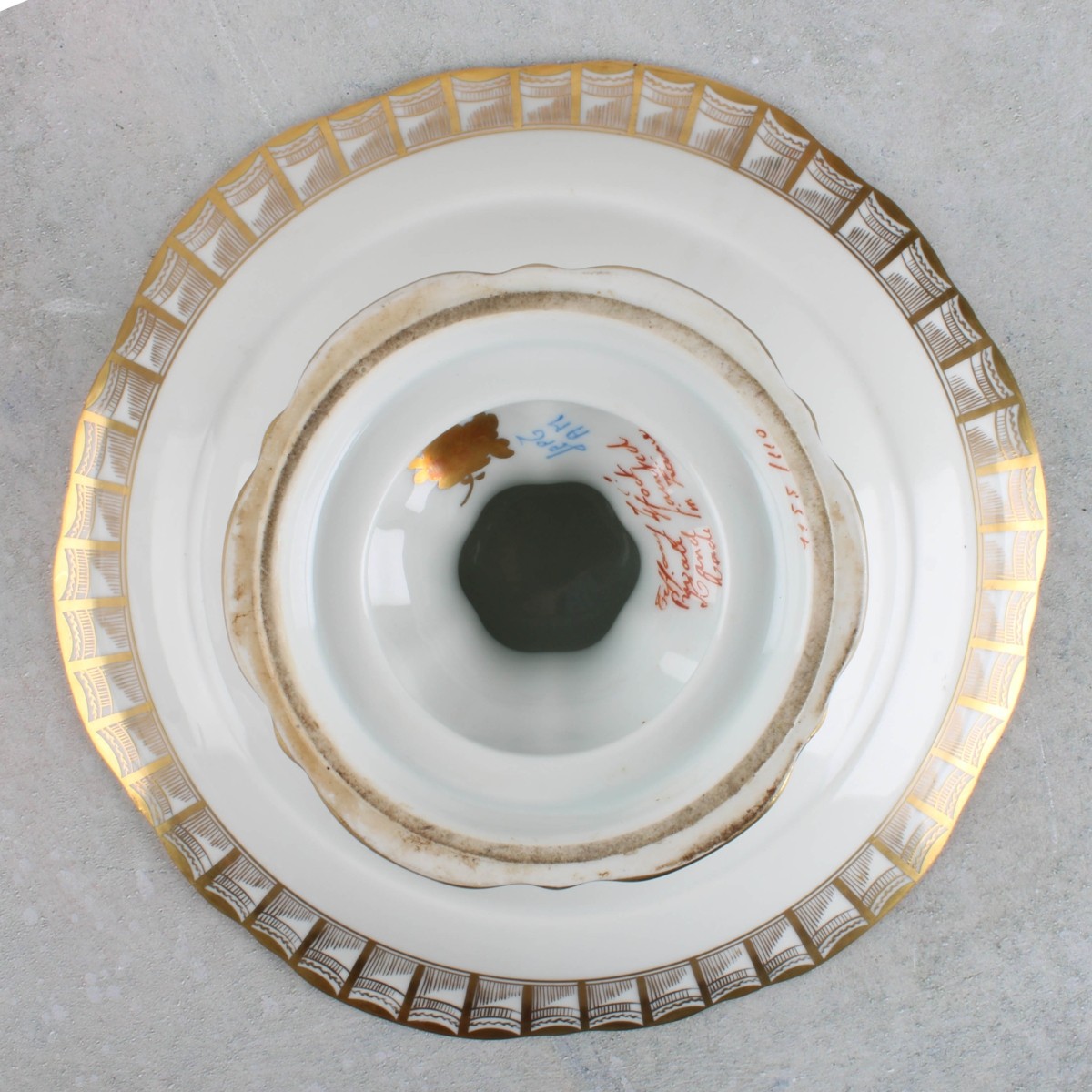 Tiffany & Co Hand Painted Compote