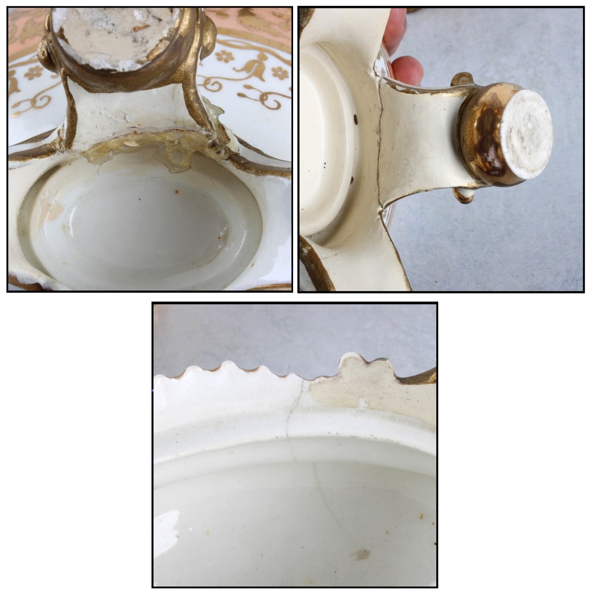 Pair of 18/19th Century Porcelain Tureens