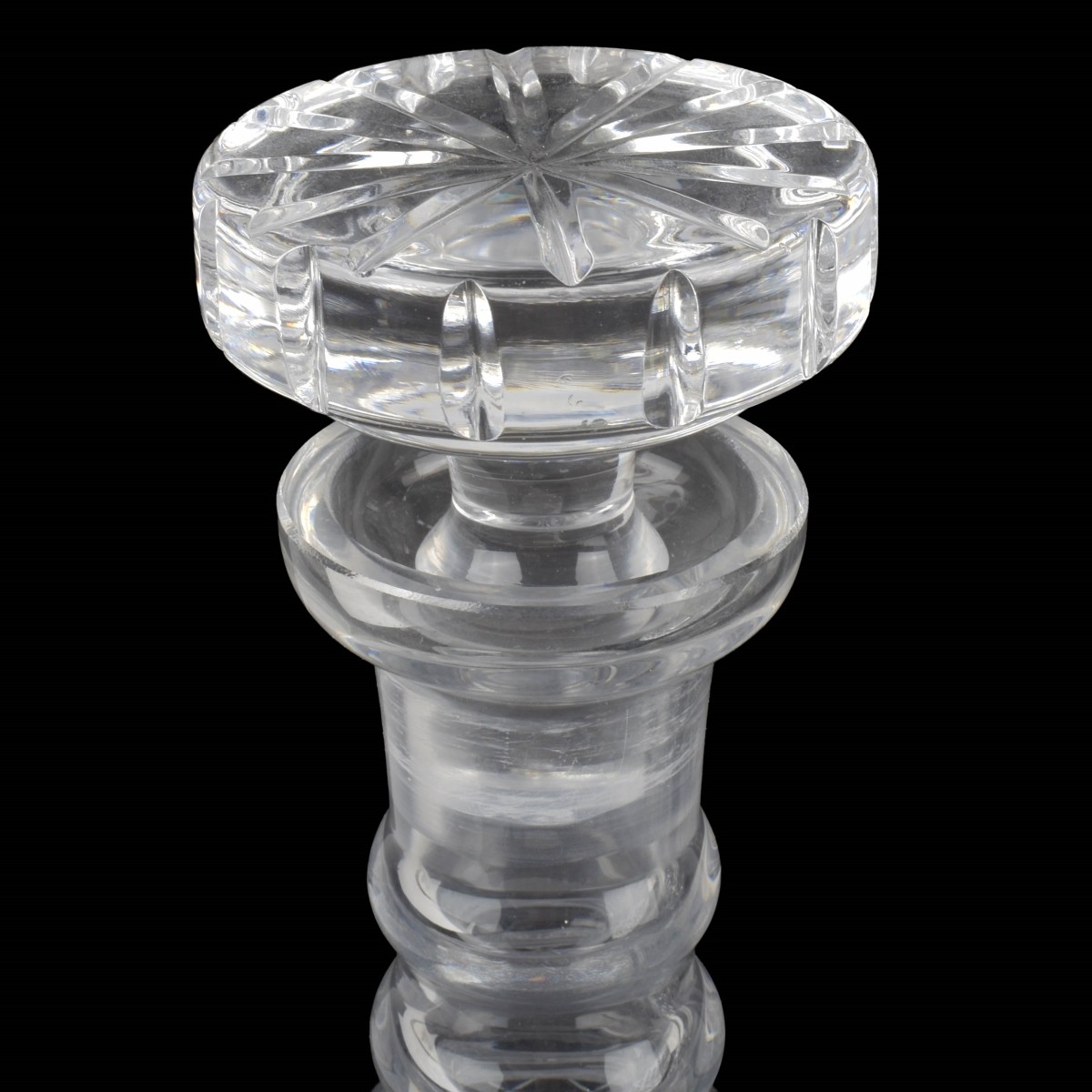 Three (3) Vintage Cut Crystal Decanters