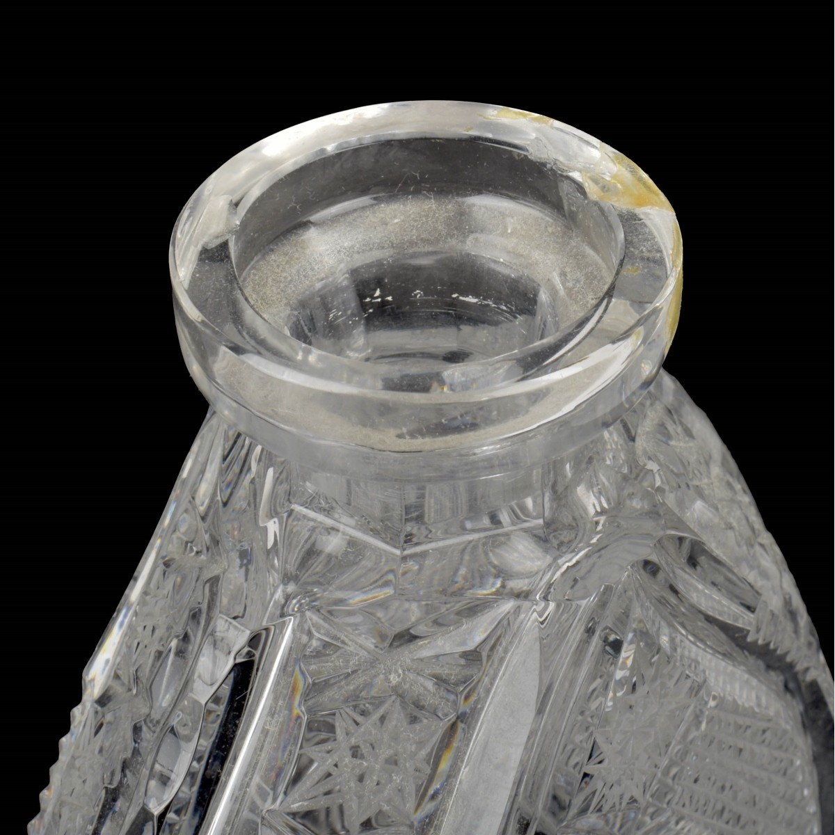 Three (3) Vintage Cut Crystal Decanters