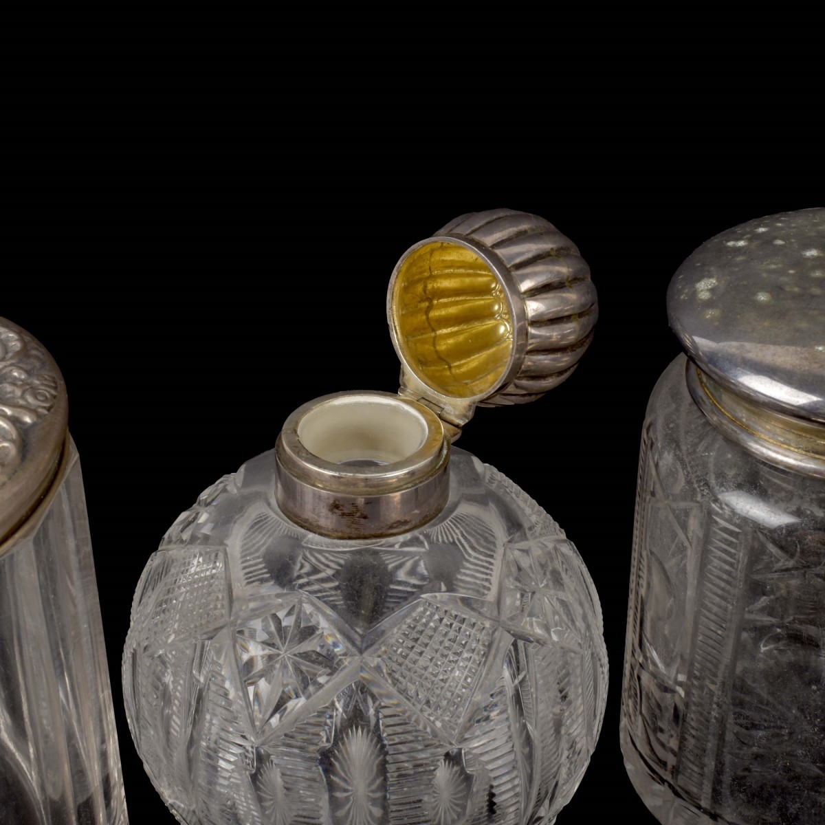 Collection of Vintage Glass Jars