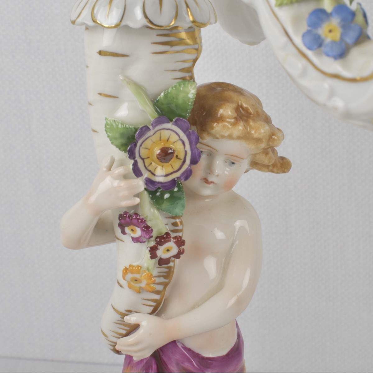 Von Schierholz German Porcelain Candelabra