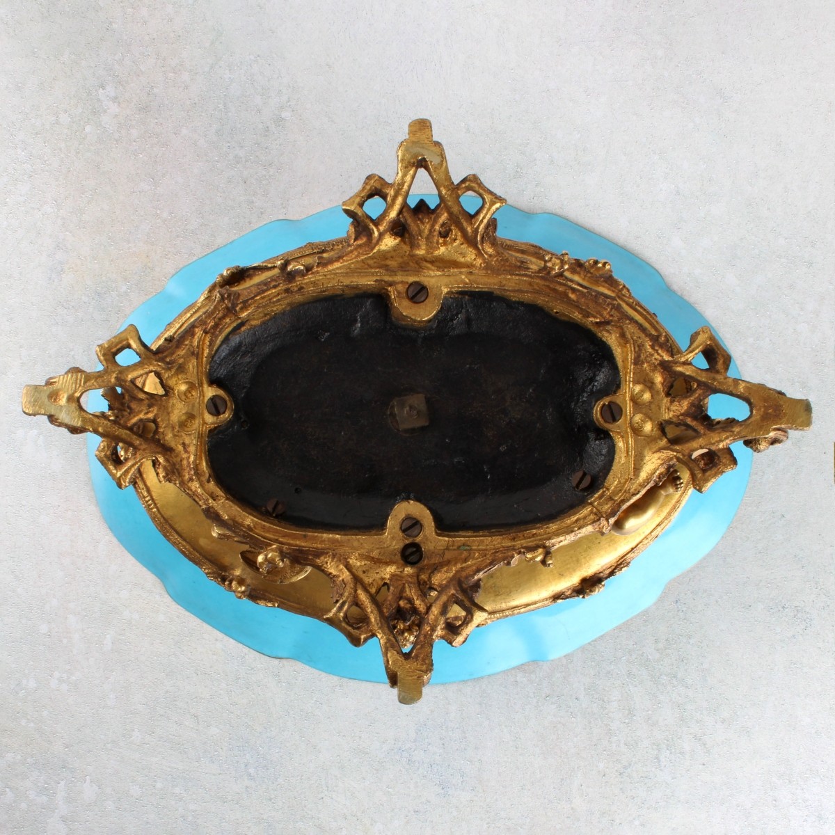 Antique Sevres Gilt Bronze Compote