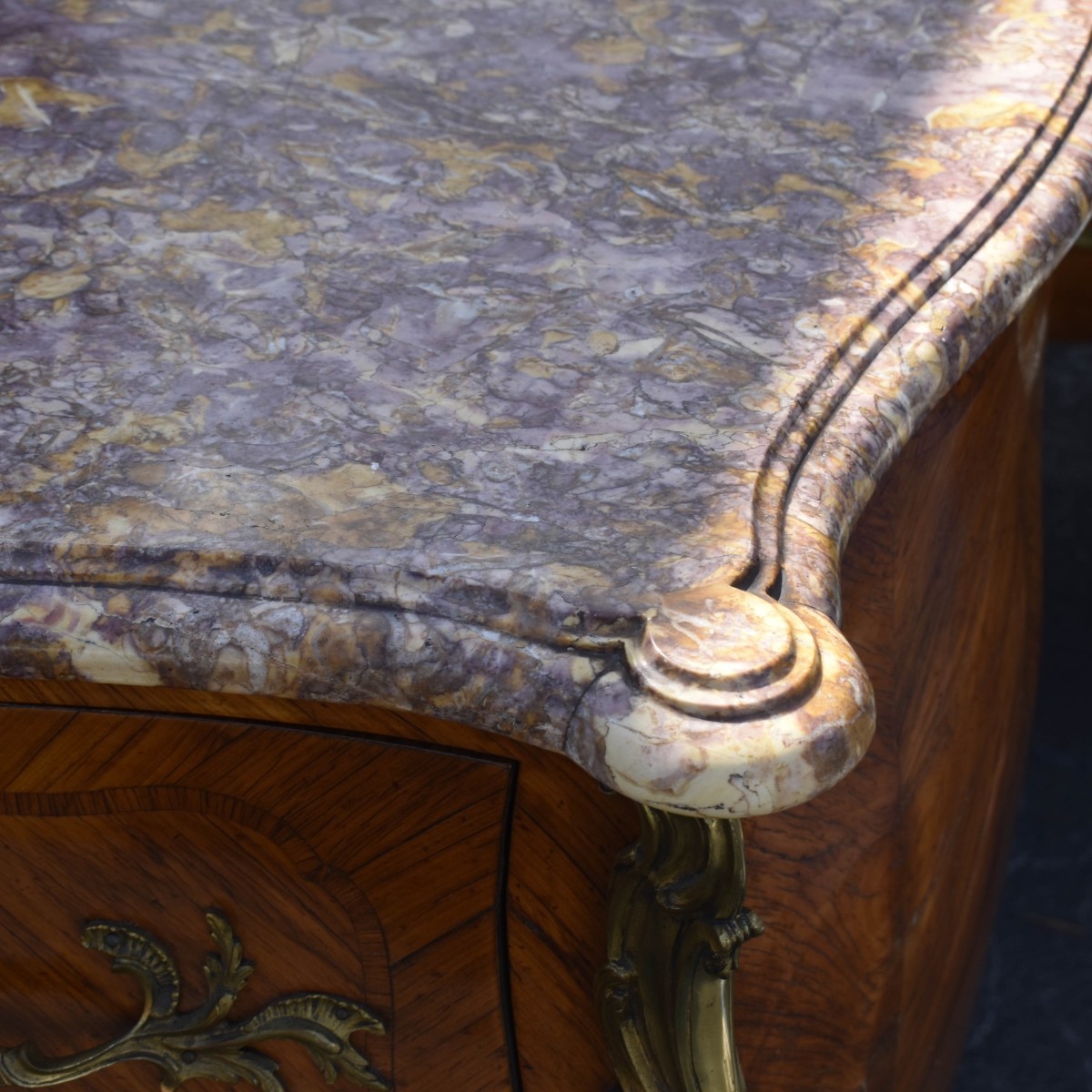 Louis XVI Style Marble Top Commode