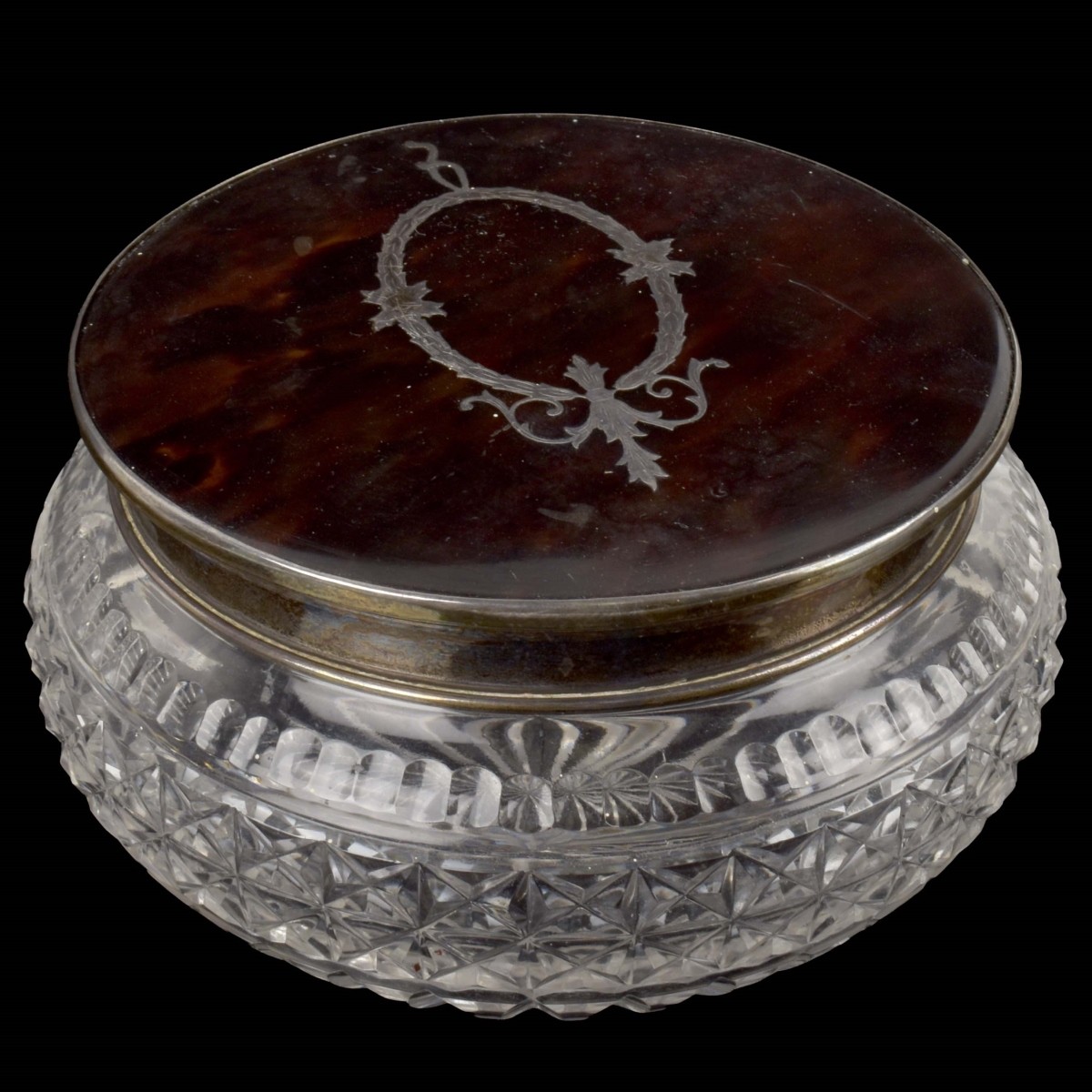Edwardian Sterling Silver Dresser Jar