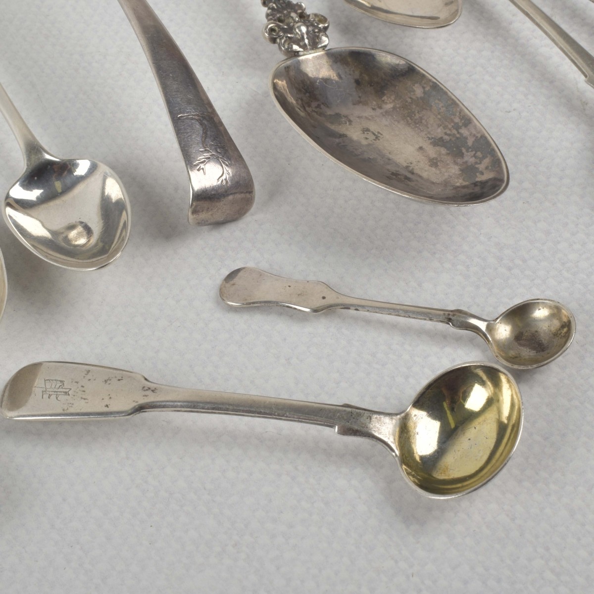 Vintage or Antique Sterling Silver Spoons