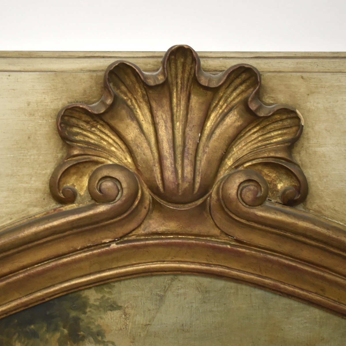 Antique French Trumeau Mirror