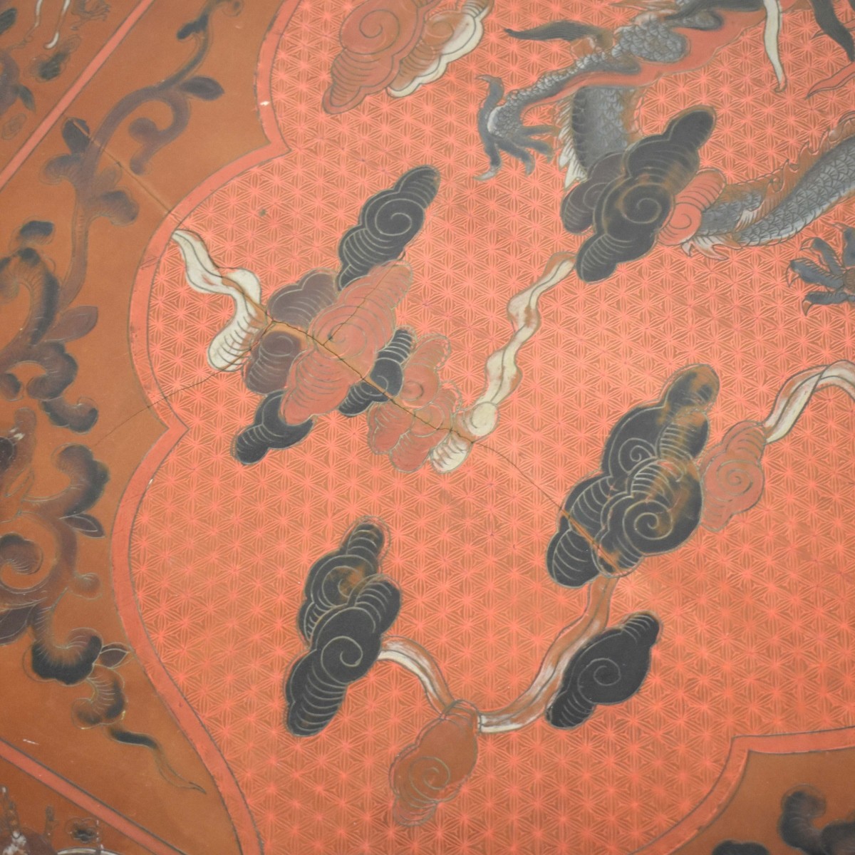 Chinese Red Lacquered Table