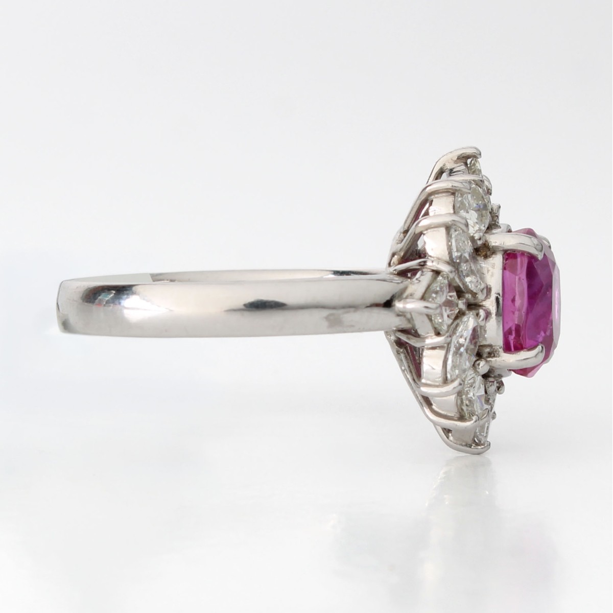 GIA Burma Ruby & Diamond Ring