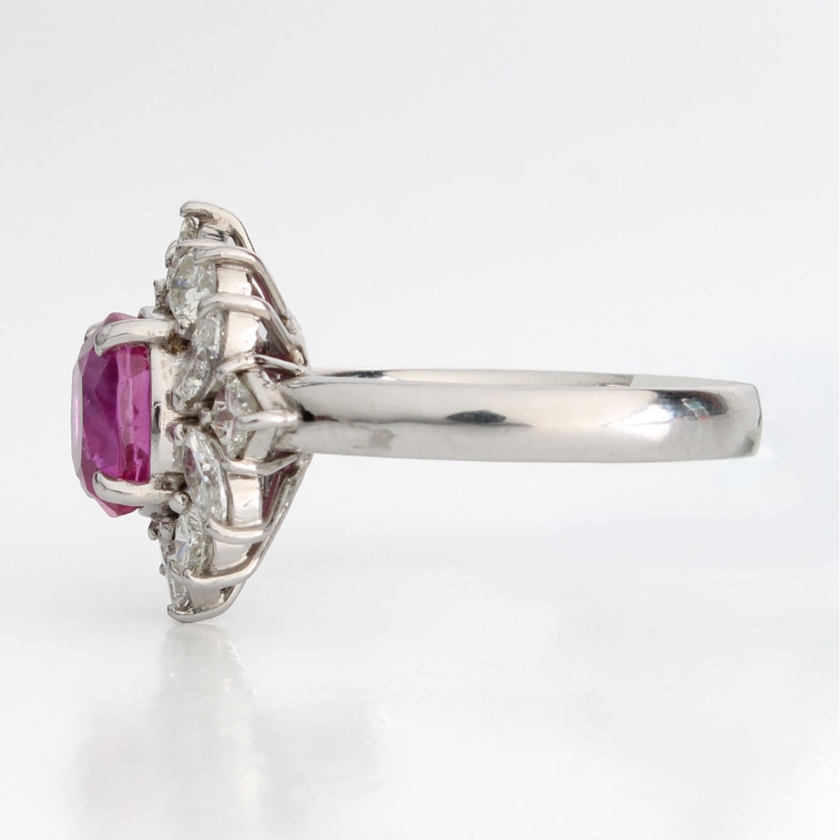 GIA Burma Ruby & Diamond Ring