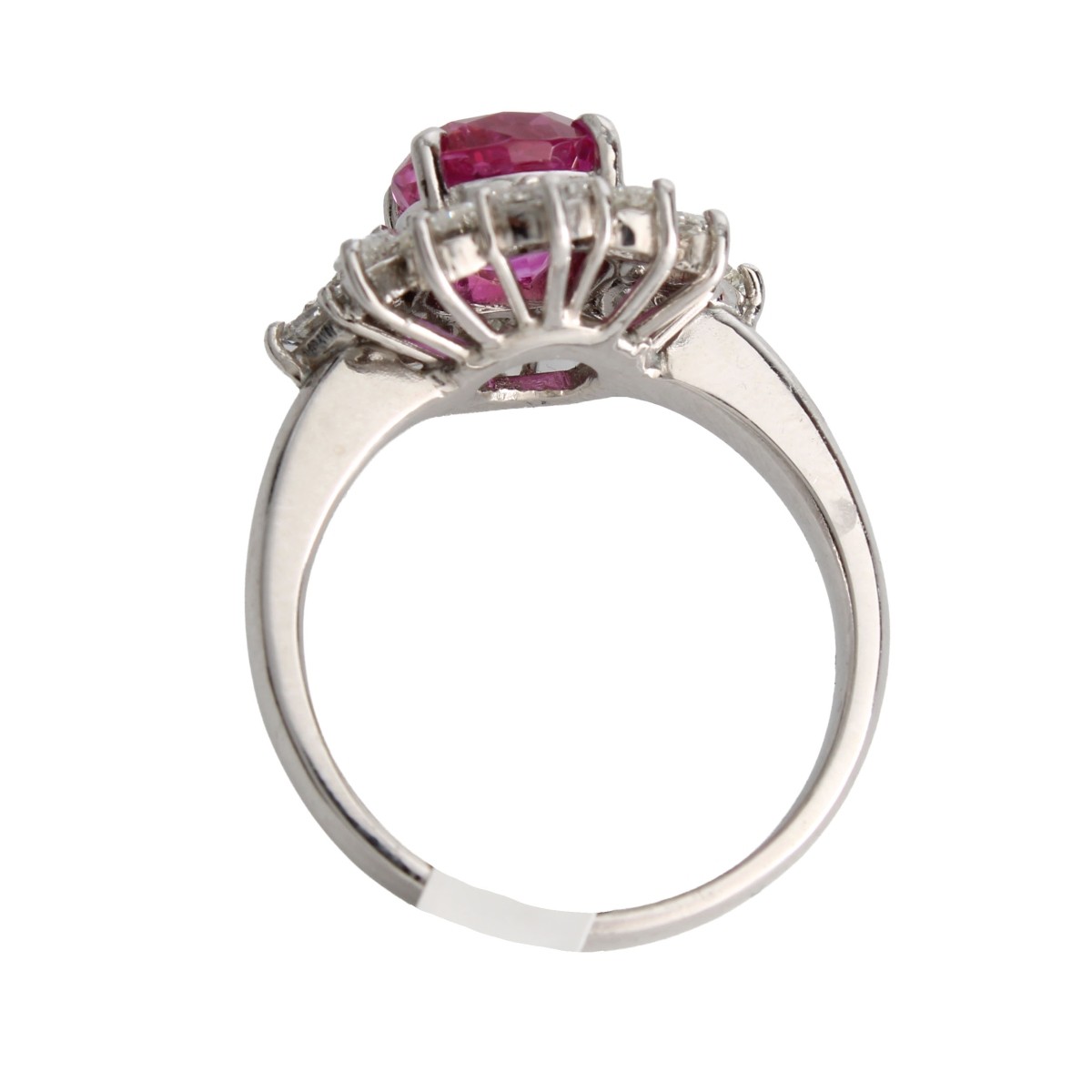 GIA Burma Ruby & Diamond Ring