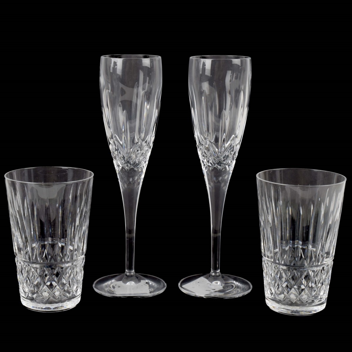 Waterford "Lismore" Crystal Glasses