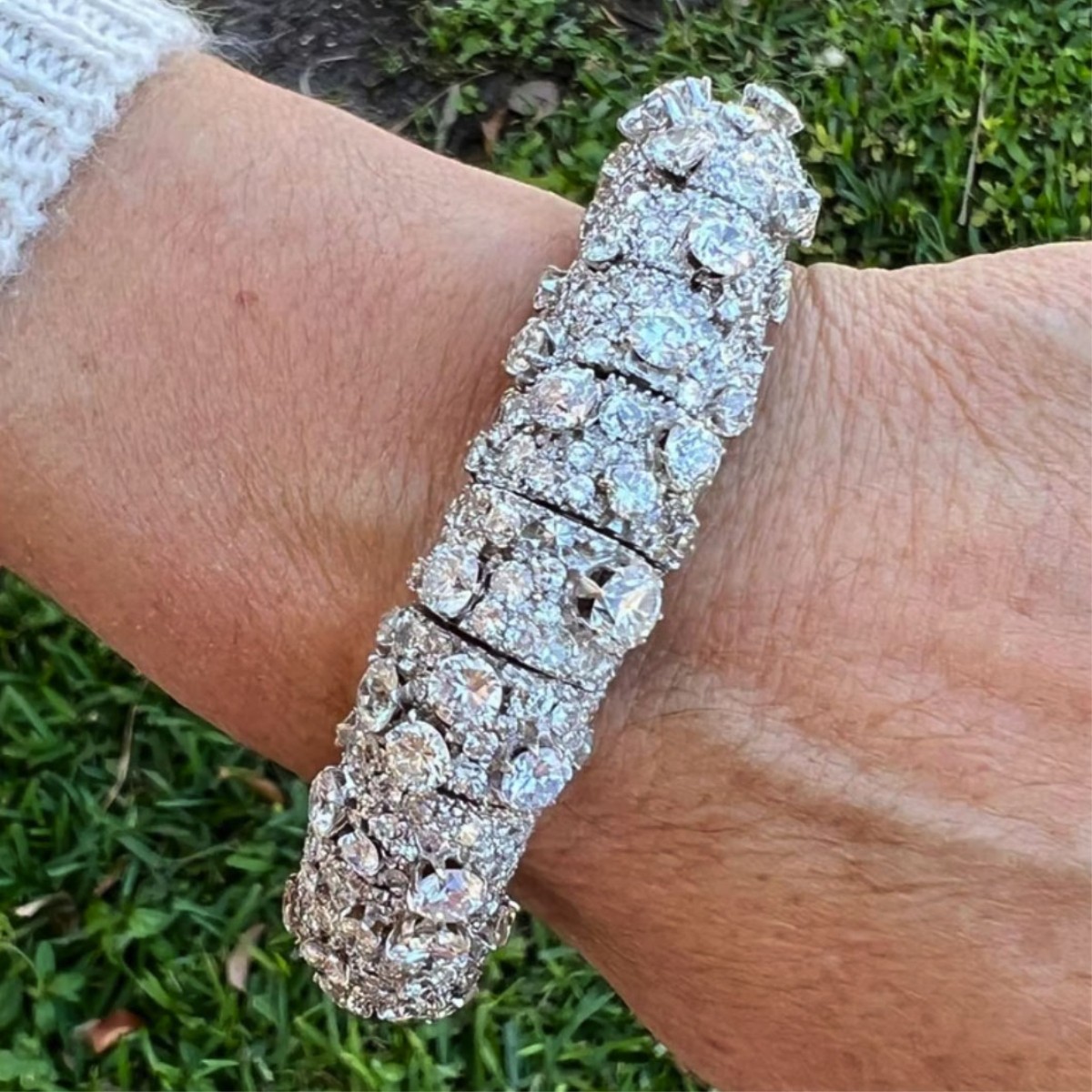 Diamond and Platinum Bracelet