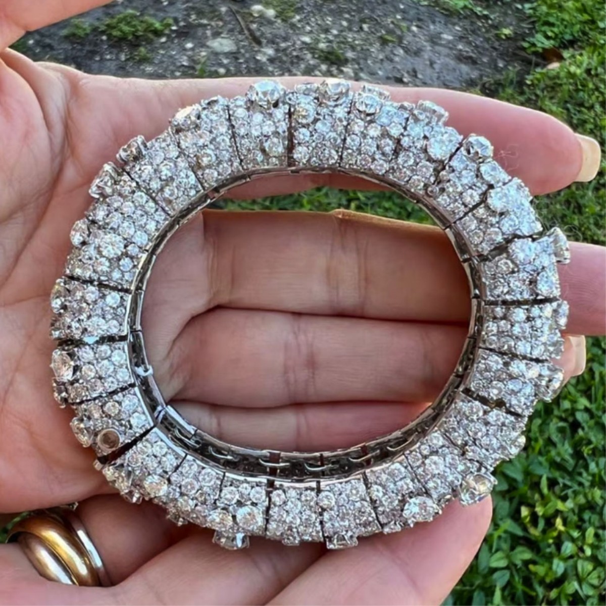 Diamond and Platinum Bracelet