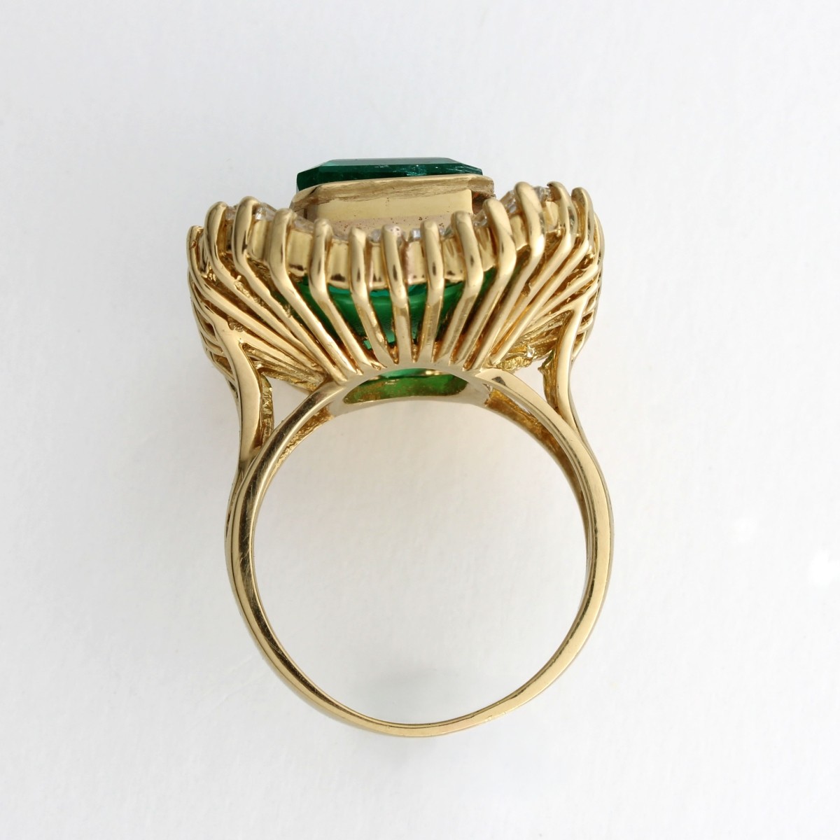 AGL / GIA Colombian Emerald & Diam Ring