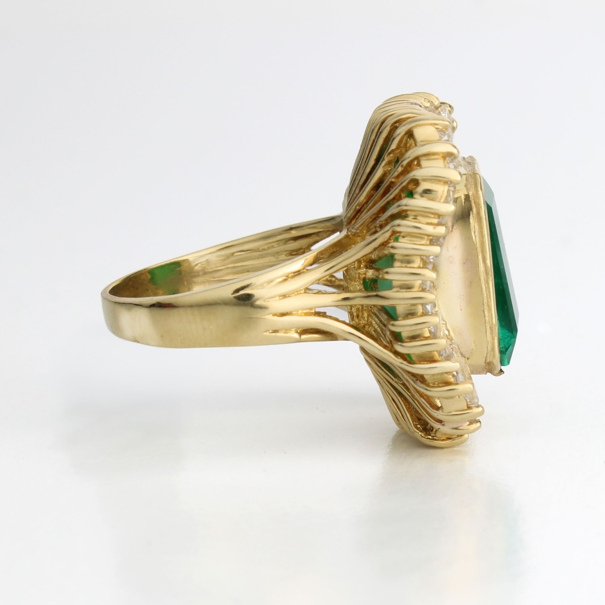 AGL / GIA Colombian Emerald & Diam Ring