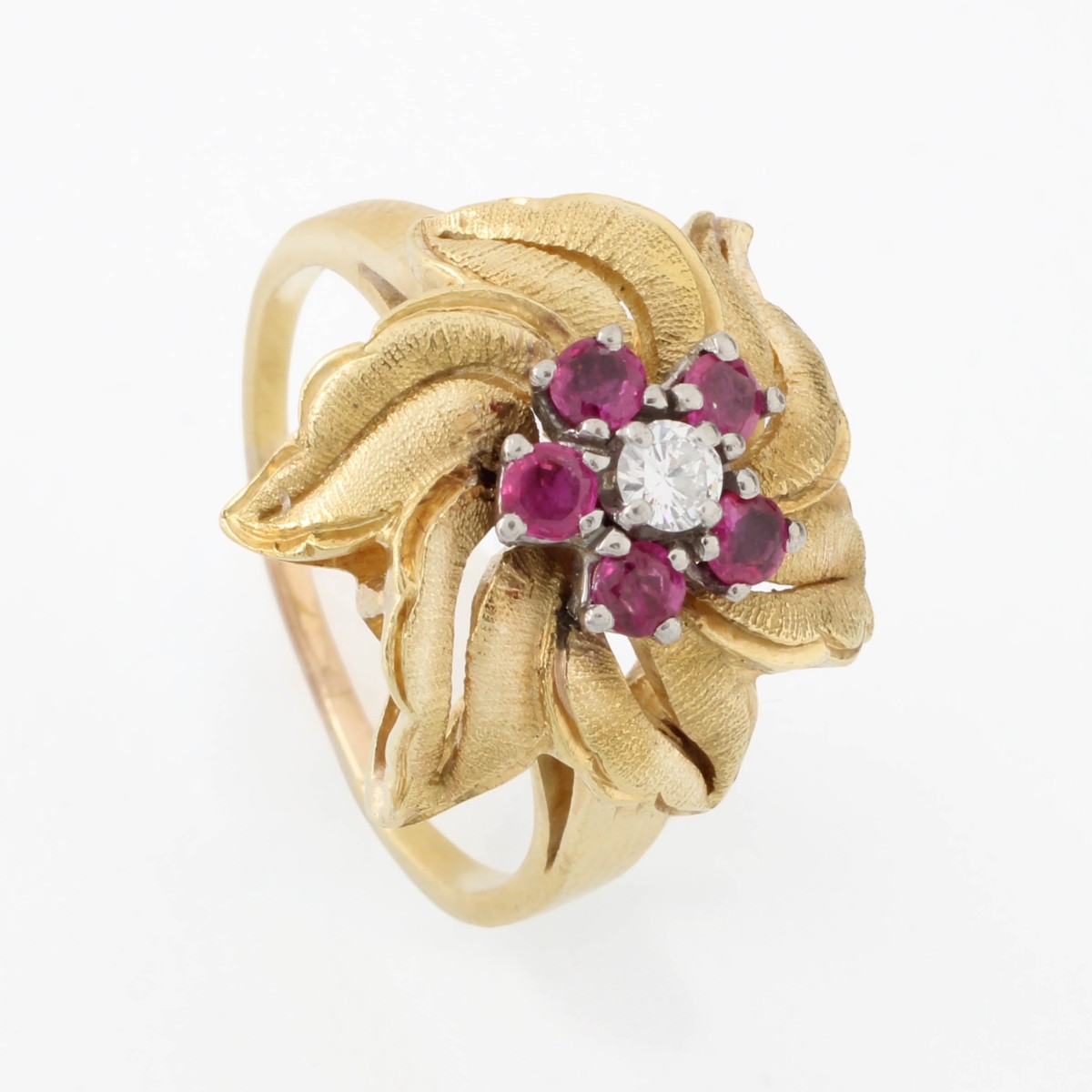 Ruby, Diamond and 18K Ring