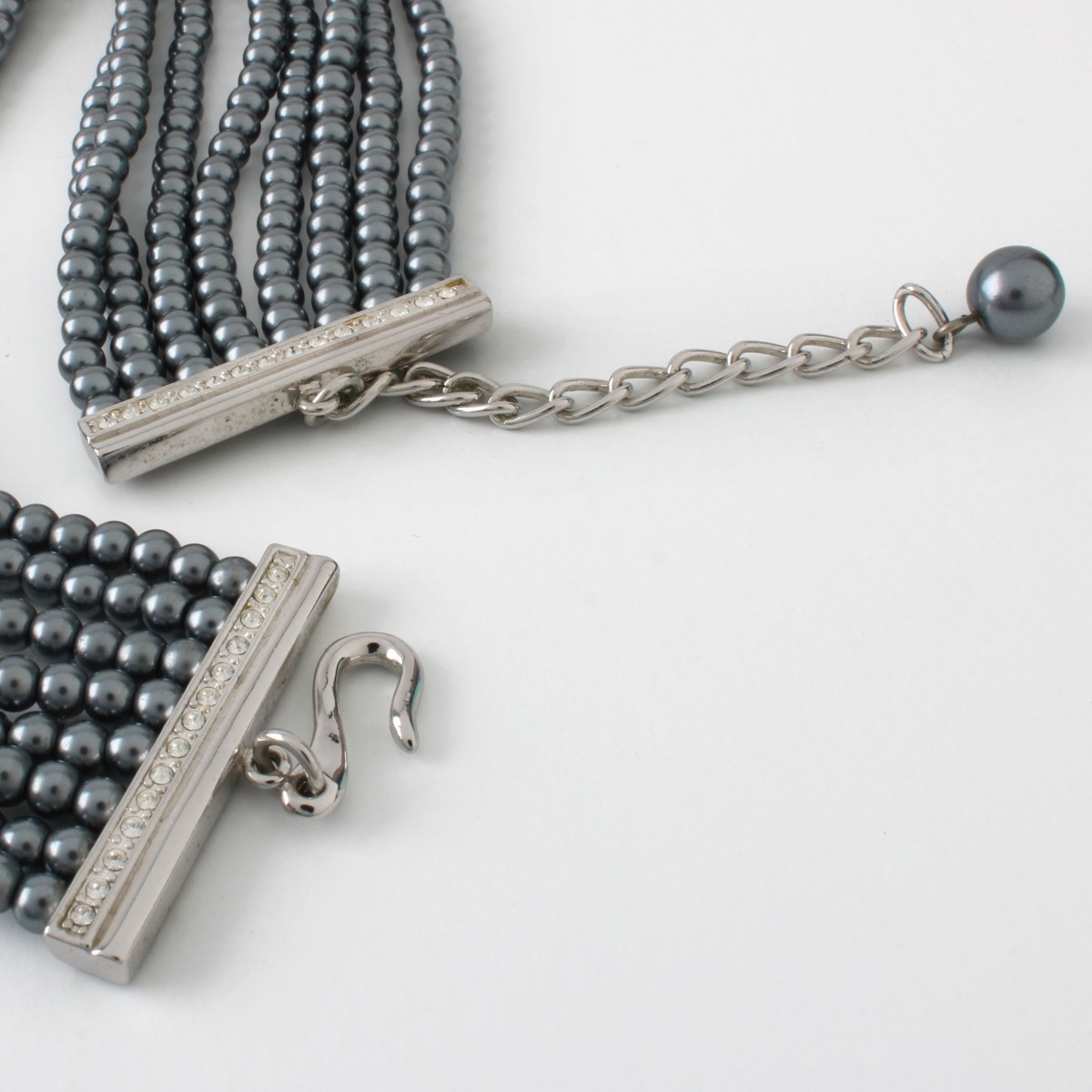 Pearl and CZ Choker Necklace