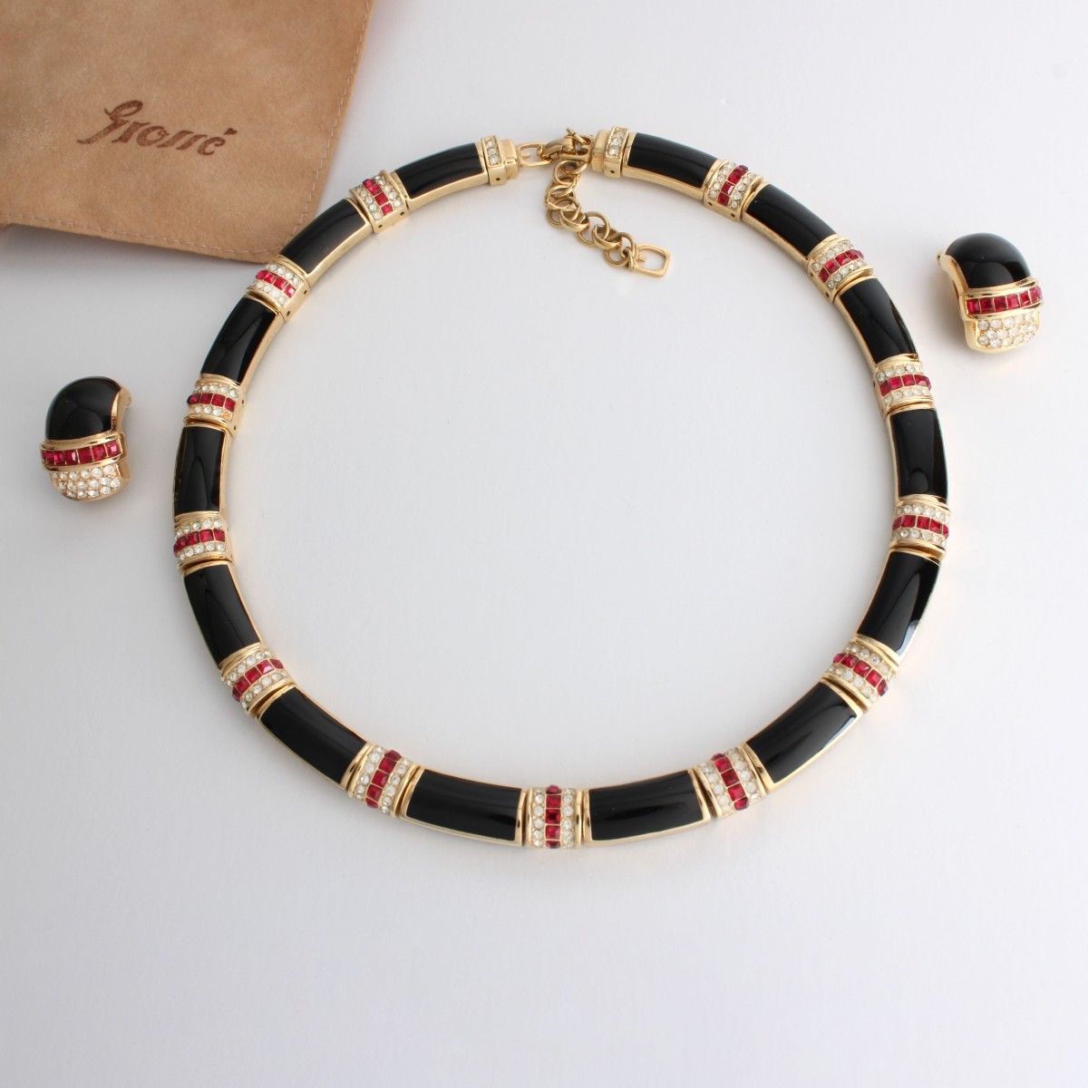 Gross German Fashion Necklace & Earrings