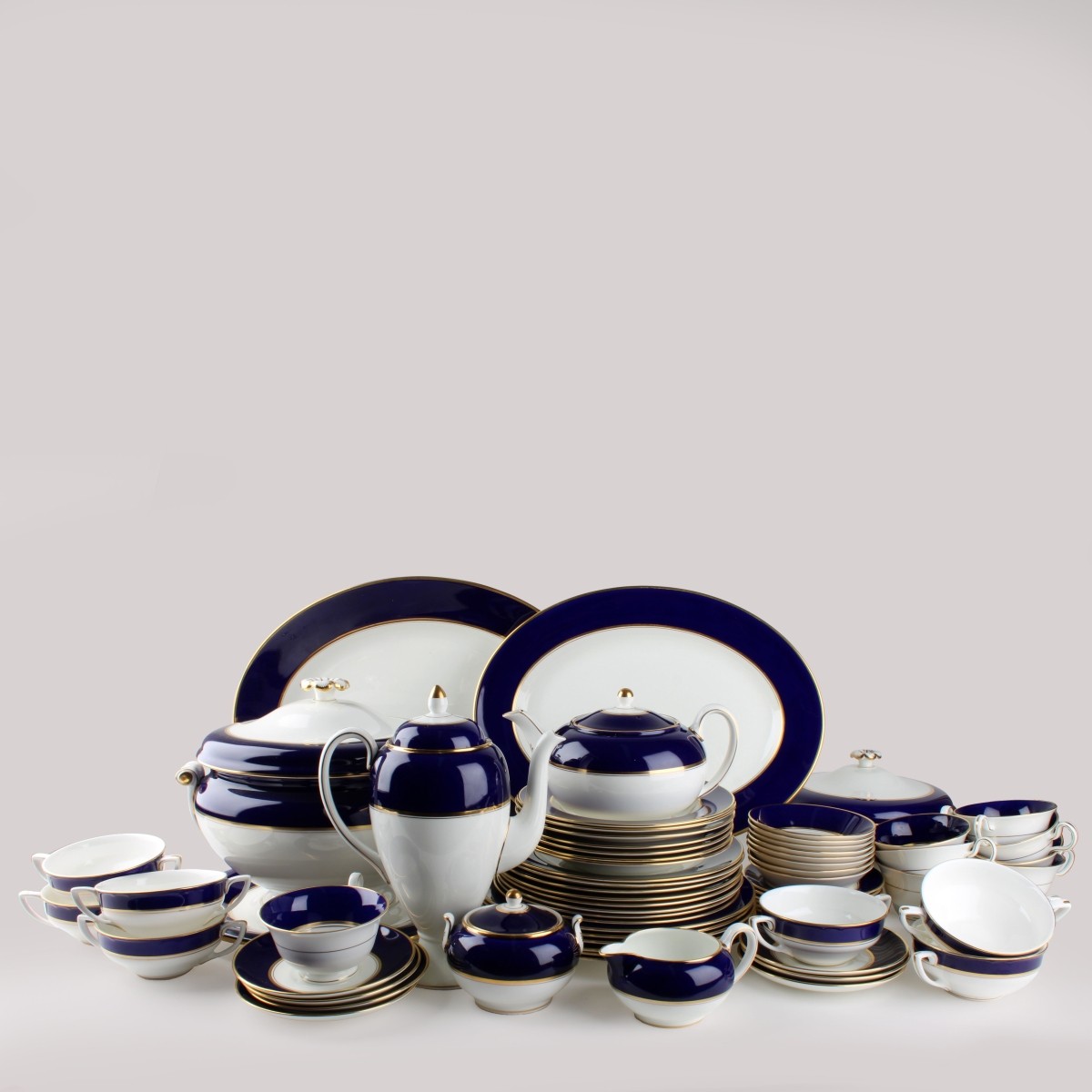 Assembled Wedgewood and Royal Worcester