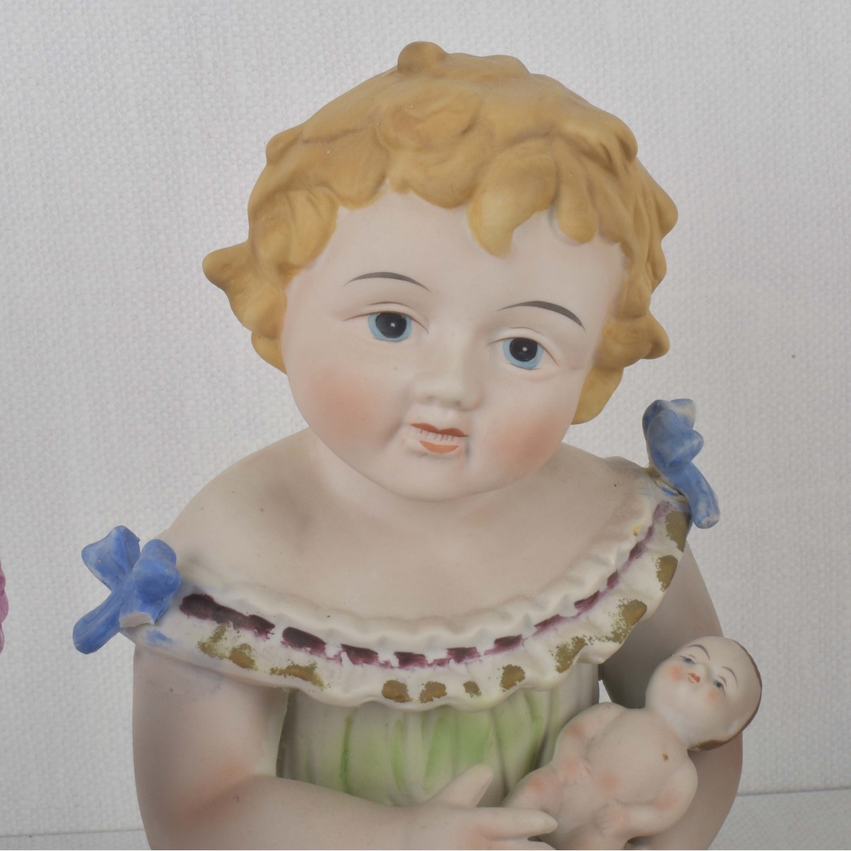 Porcelain Bisque Piano Babies