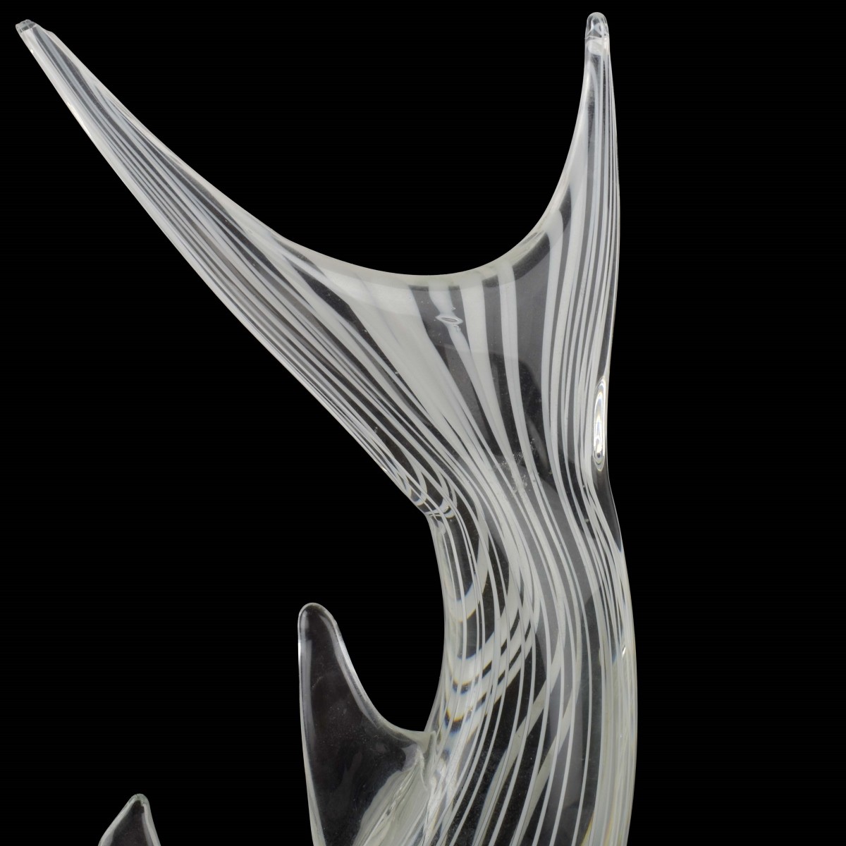Murano Italian Shark Sculpture