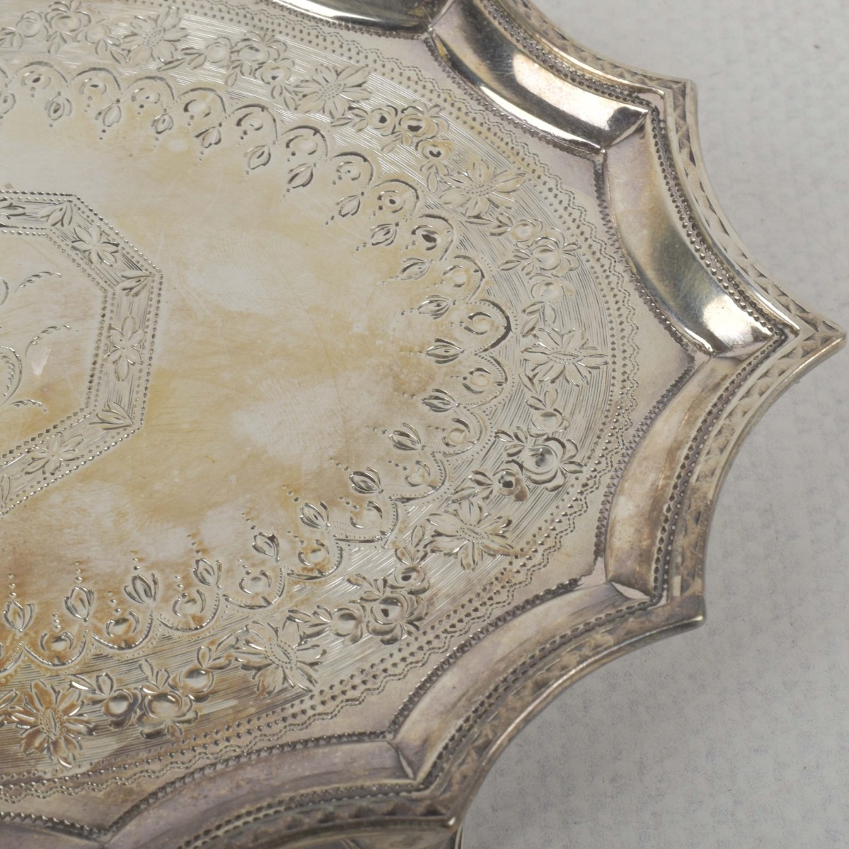 Henry Chawner Sterling Silver Salver
