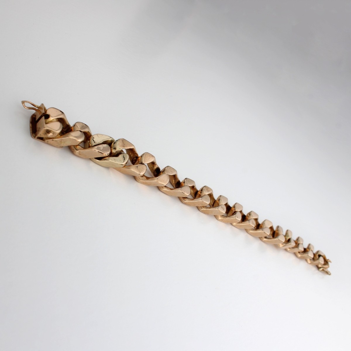 17K Curb Link Bracelet